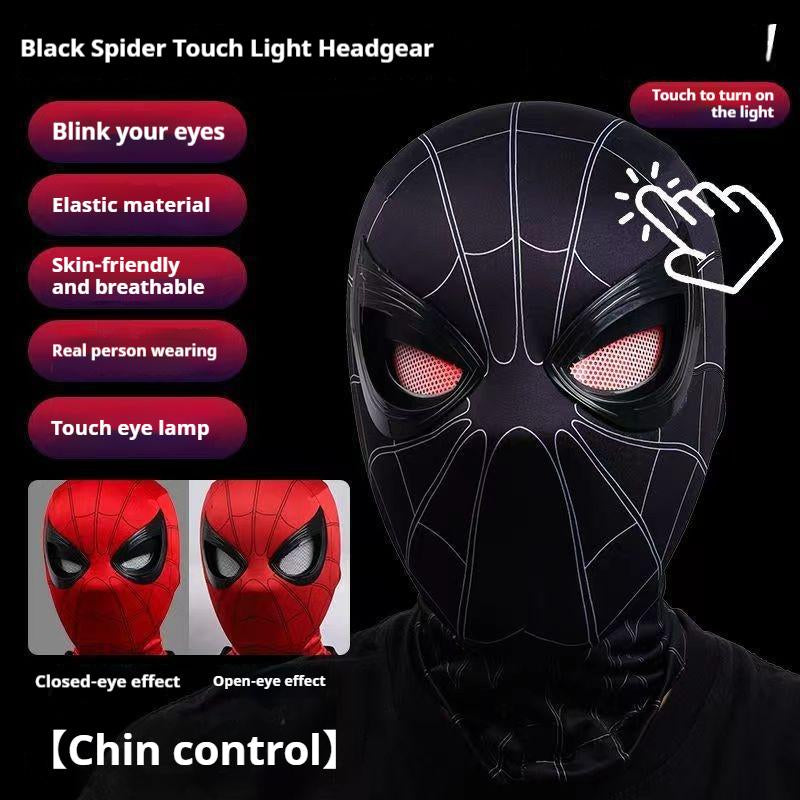 Movie Headgear Electric Remote Control Blinking Luminous Mask Halloween Cos Boy Mask Toy