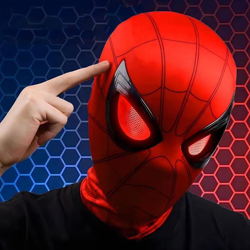 Movie Headgear Electric Remote Control Blinking Luminous Mask Halloween Cos Boy Mask Toy