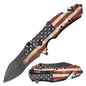 Mtech USA MT-A845BK Folding Pocket KNIFE, 5" Closed, Black Blade
