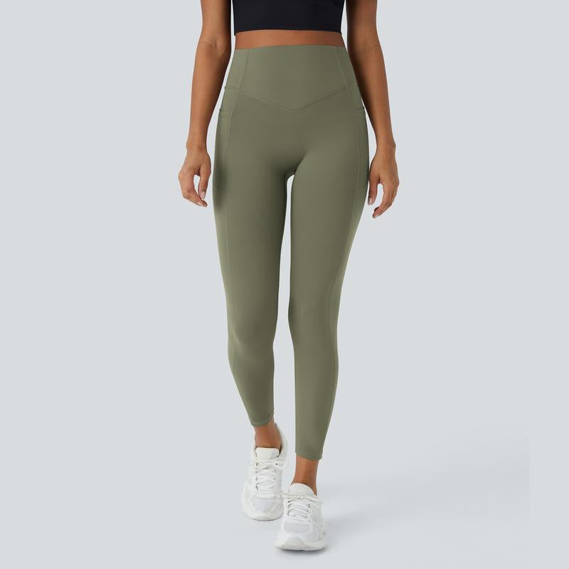 Halara Women'S Ultrasculpt Socinched High Waisted Scrunch Butt Lifting Tummy Control Side Pocket Training Leggings No Front Crotch Seam#Outdoorfun