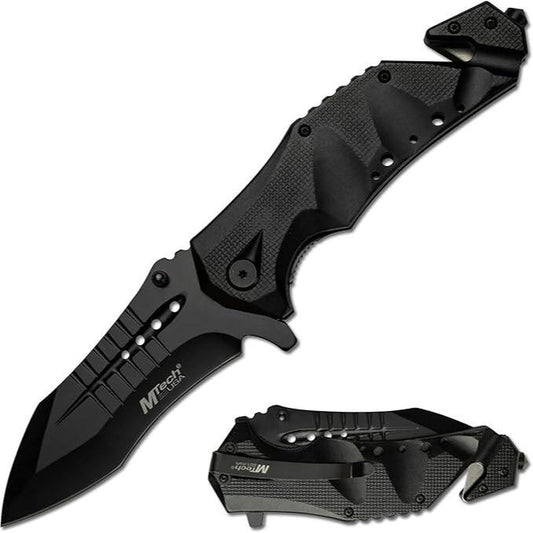 Mtech USA MT-A845BK Folding Pocket KNIFE, 5" Closed, Black Blade