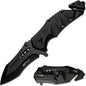 Mtech USA MT-A845BK Folding Pocket KNIFE, 5" Closed, Black Blade