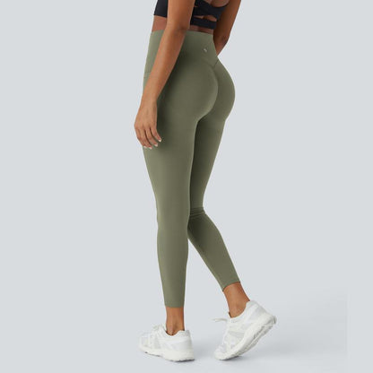 Halara Women'S Ultrasculpt Socinched High Waisted Scrunch Butt Lifting Tummy Control Side Pocket Training Leggings No Front Crotch Seam#Outdoorfun