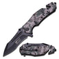 Mtech USA MT-A845BK Folding Pocket KNIFE, 5" Closed, Black Blade