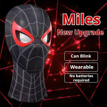 Movie Headgear Electric Remote Control Blinking Luminous Mask Halloween Cos Boy Mask Toy