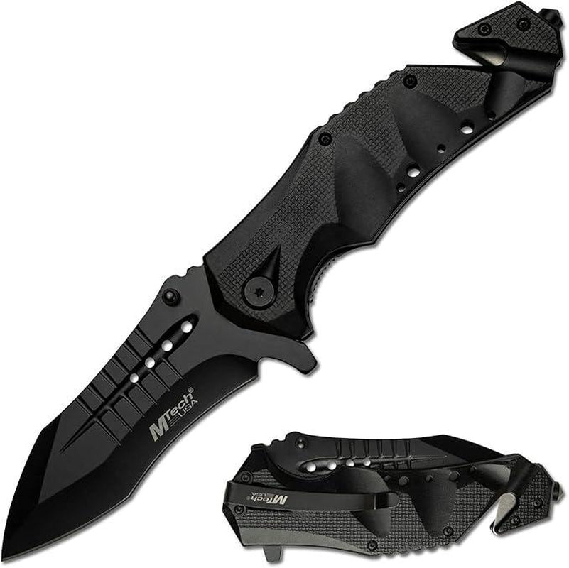 Mtech USA MT-A845BK Folding Pocket KNIFE, 5" Closed, Black Blade