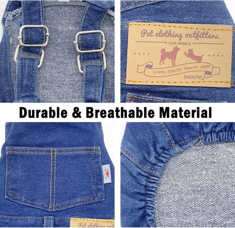 New Style Breathable Pet Overalls,Comfortable and Cute Dog Jumpsuits, Pet Clothing for Dachshunds and French Bulldogs, Halloween Puppy Funny Role Play Costume Suitable for Small Dogs