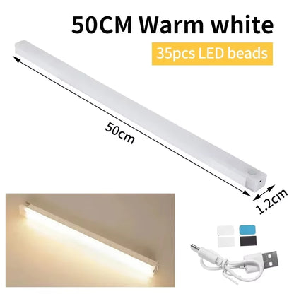 LED Body Sensor Light Magnetic Easy Access Rechargeable Bedroom Corridor Bathroom Lighting Study Room Reading Lights