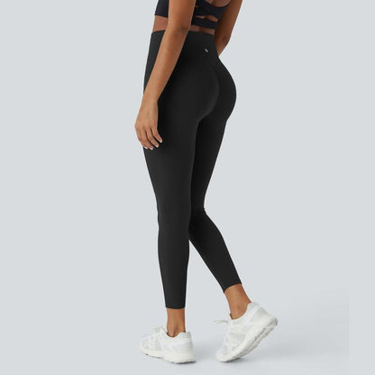Halara Women'S Ultrasculpt Socinched High Waisted Scrunch Butt Lifting Tummy Control Side Pocket Training Leggings No Front Crotch Seam#Outdoorfun