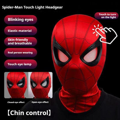 Movie Headgear Electric Remote Control Blinking Luminous Mask Halloween Cos Boy Mask Toy